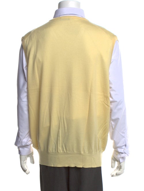 Maus & Hoffman Virgin Wool V-Neck Sweater Vest