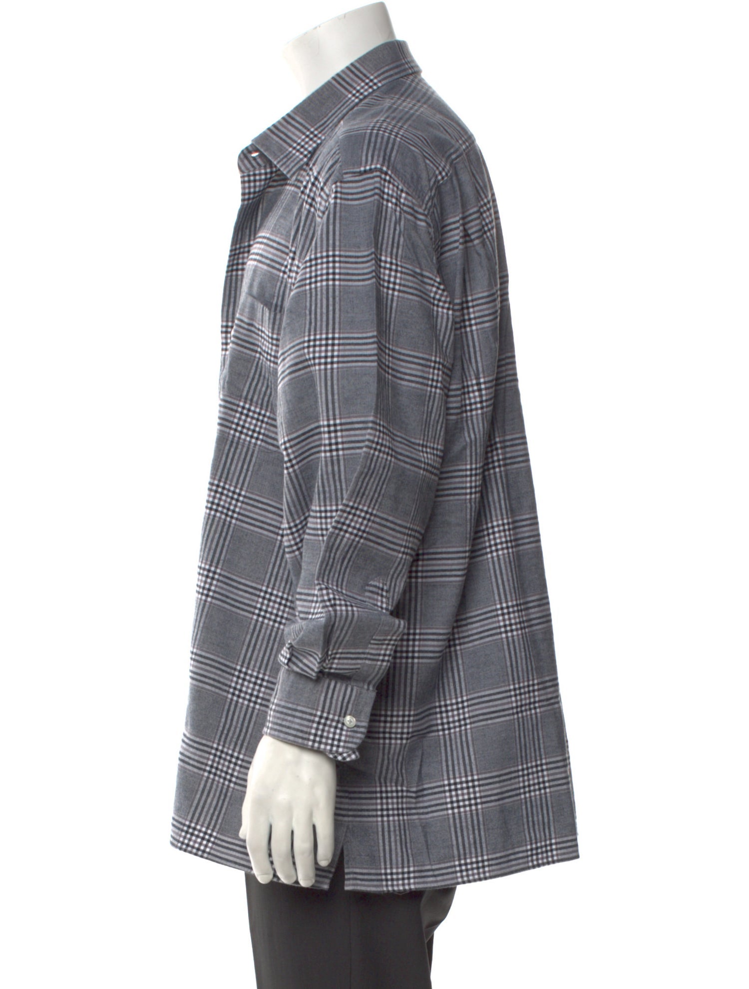 Maus & Hoffman Plaid Print Long Sleeve Shirt