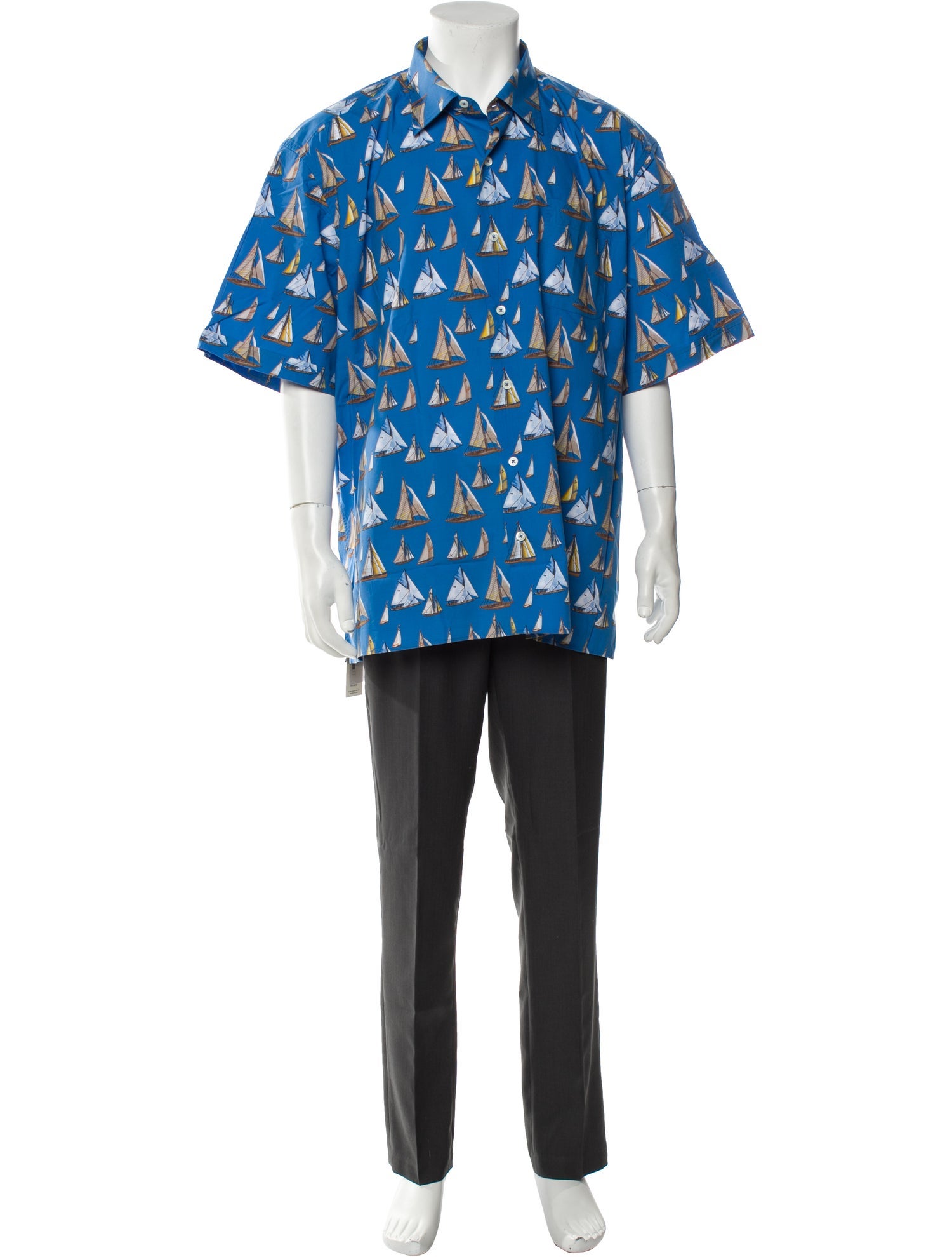 Maus & Hoffman Printed Three-Quarter Sleeve Shirt
