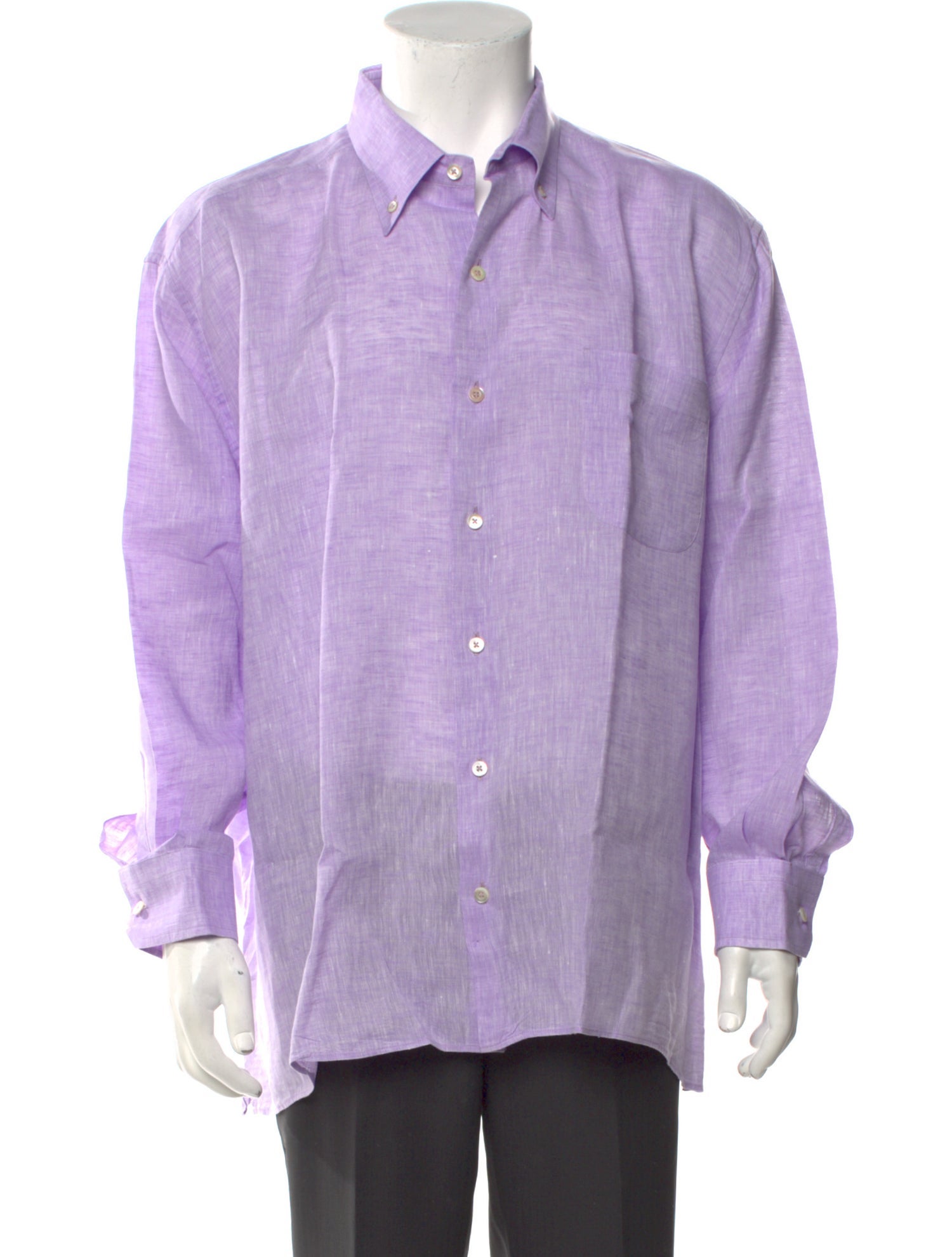 Maus & Hoffman Linen Long Sleeve Dress Shirt