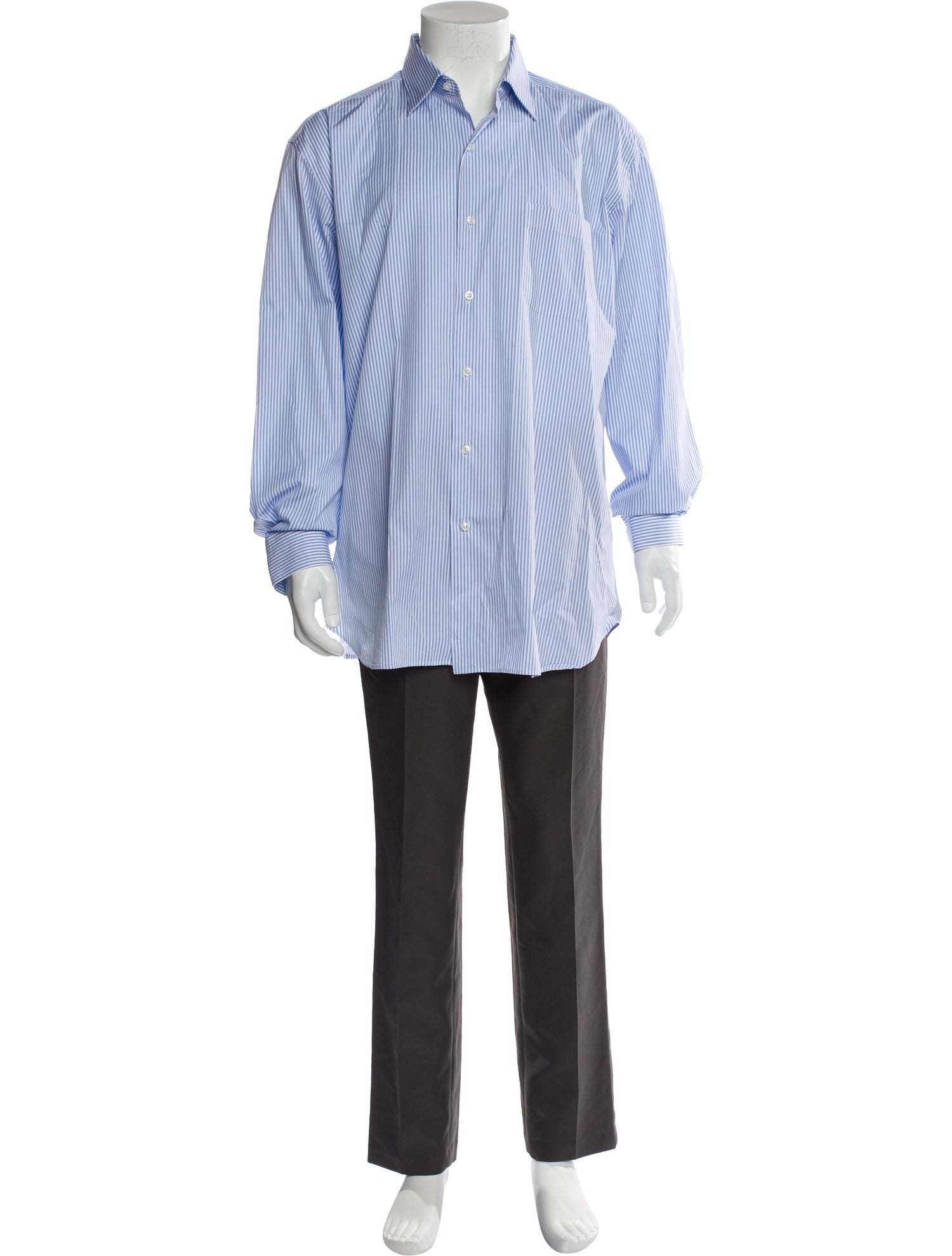 Maus & Hoffman Striped Long Sleeve Dress Shirt