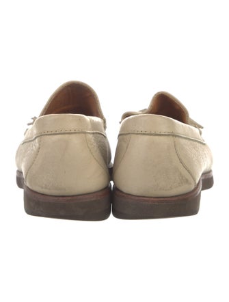 Maus & Hoffman Leather Tassel Accents Dress Loafers