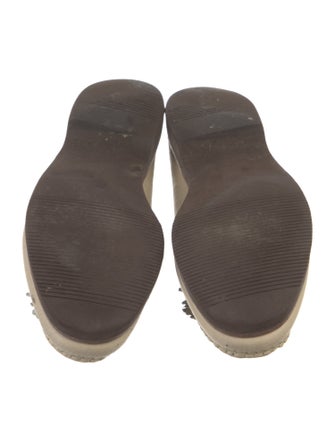 Maus & Hoffman Leather Tassel Accents Dress Loafers