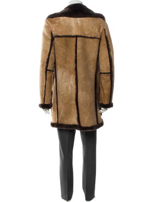 Maus & Hoffman Suede Colorblock Pattern Overcoat