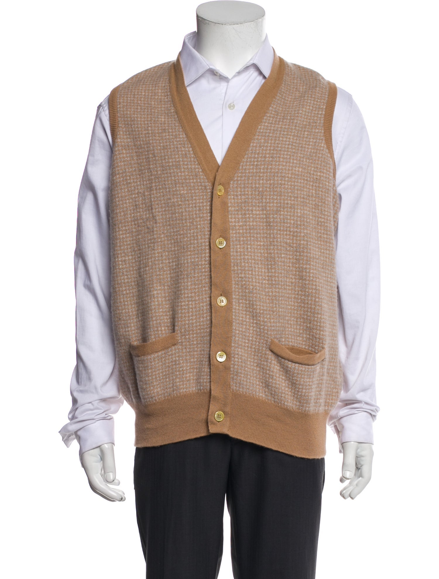 Maus & Hoffman Cashmere V-Neck Sweater Vest