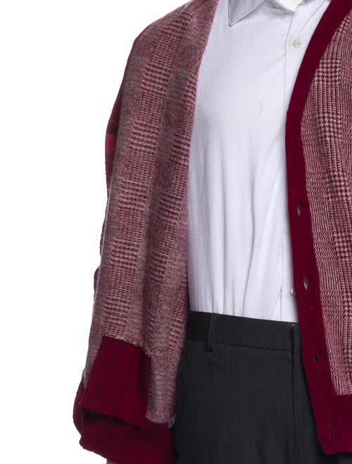 Maus & Hoffman Cashmere Houndstooth Print Sweater Vest