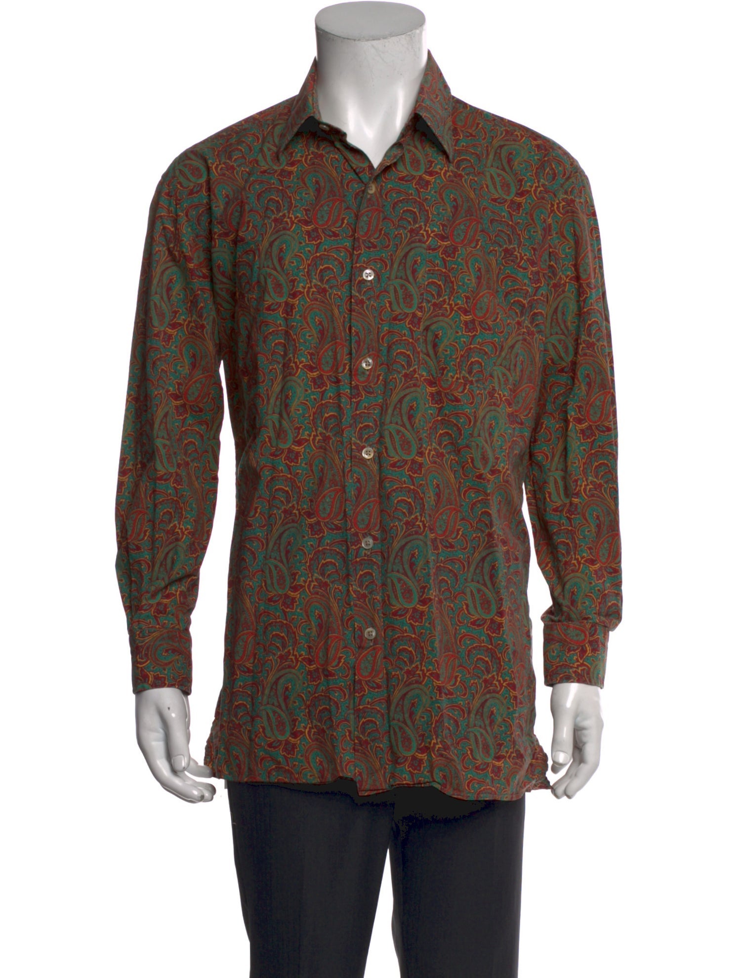 Maus & Hoffman Paisley Print Long Sleeve Shirt