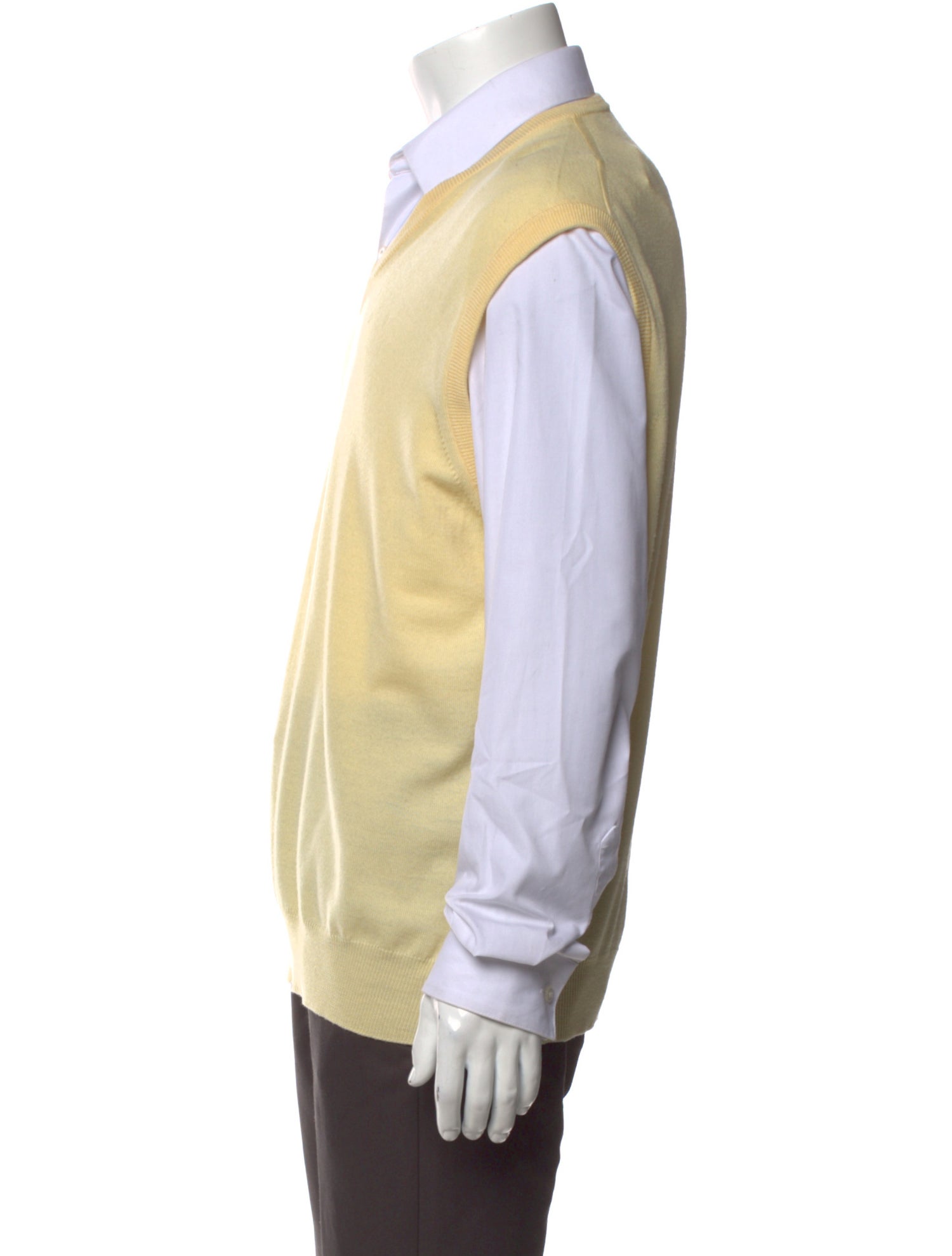 Maus & Hoffman V-Neck Long Sleeve Sweater Vest