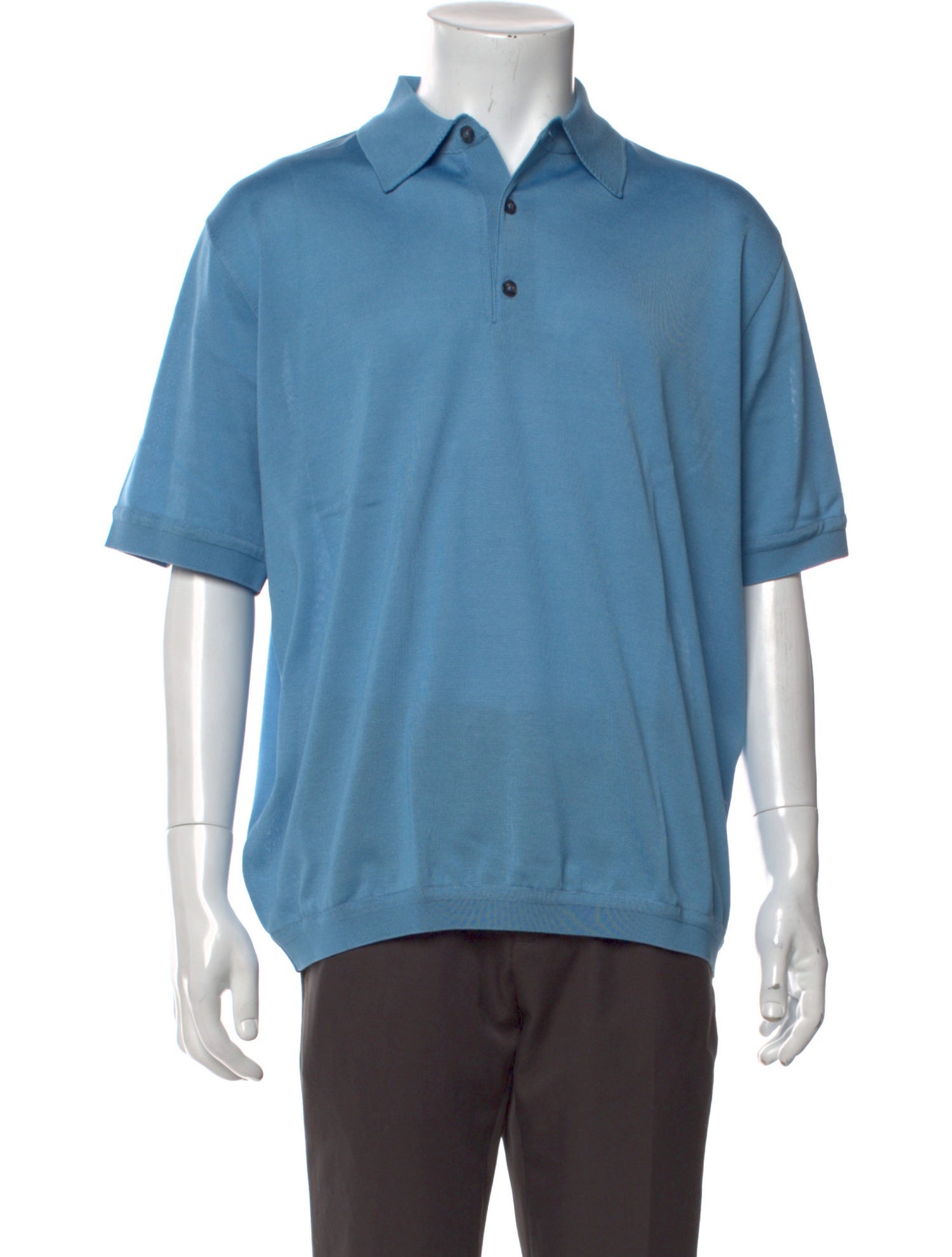 Maus & Hoffman V-Neck Short Sleeve Polo Shirt