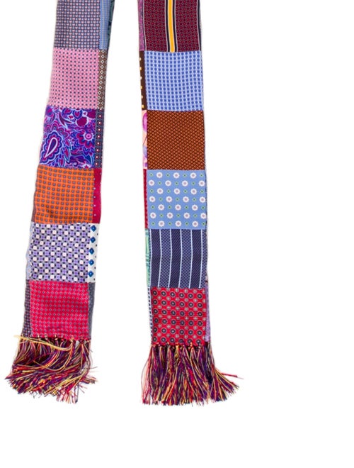 Maus & Hoffman Silk Striped Scarf