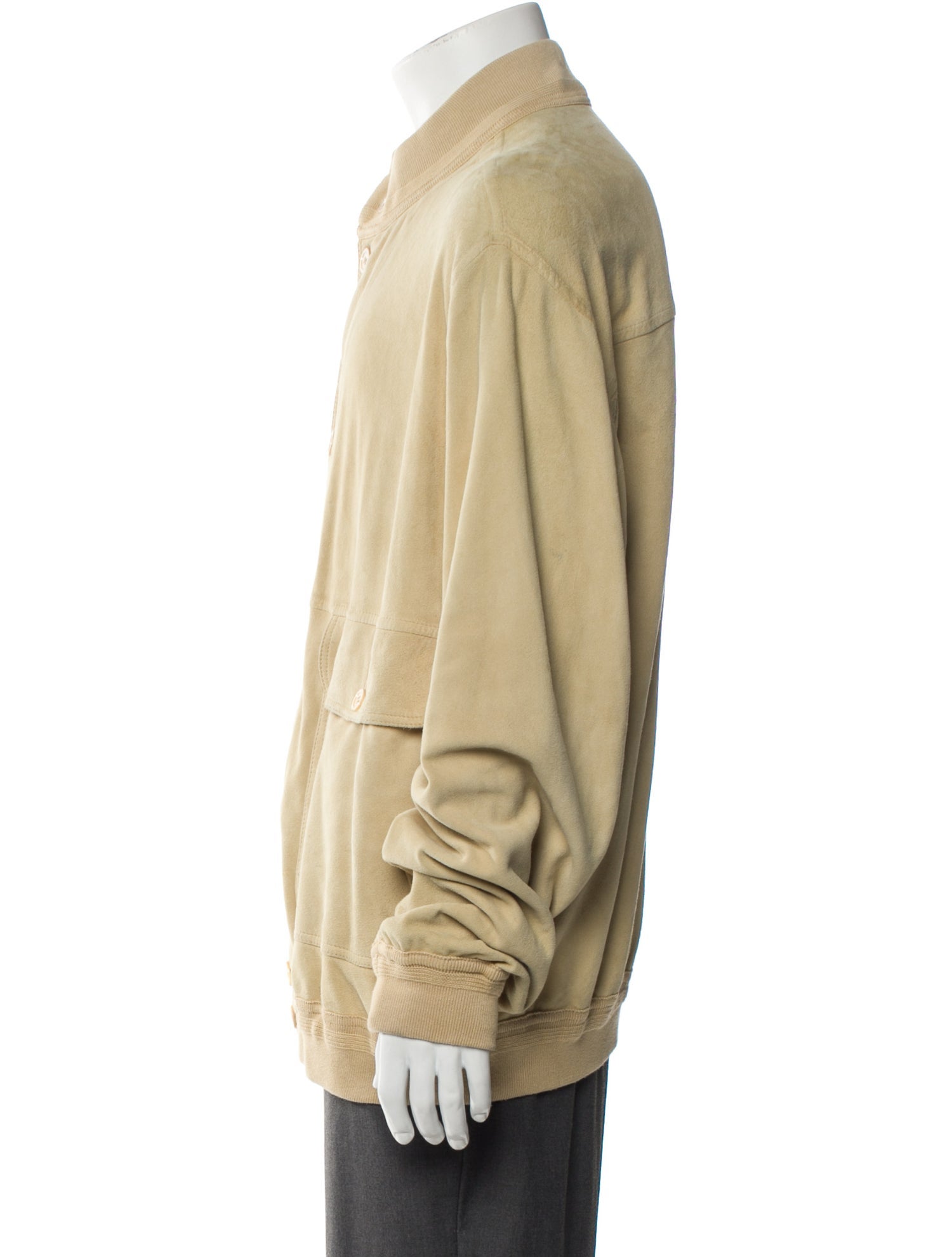 Maus & Hoffman Leather Utility Jacket