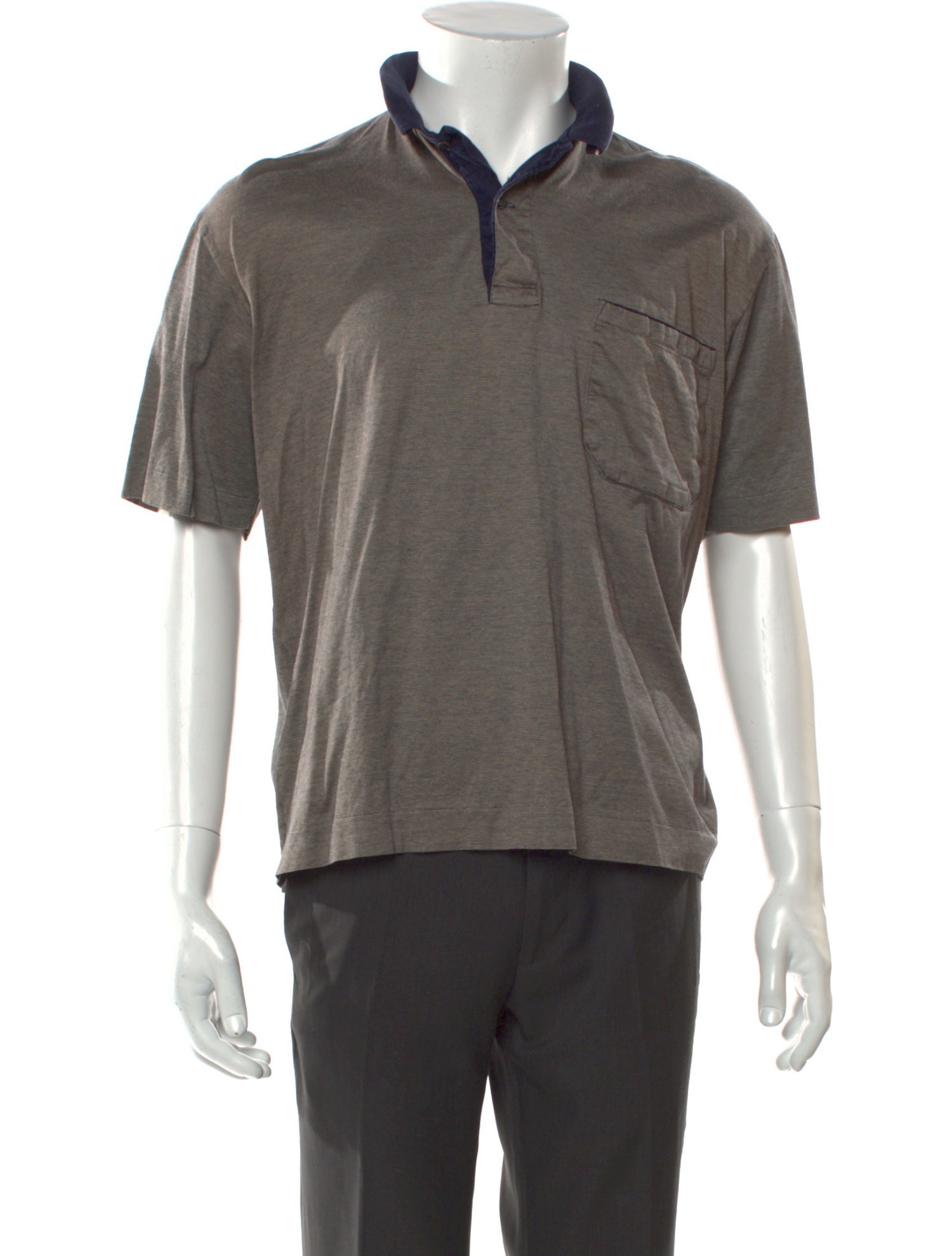 Maus & Hoffman V-Neck Short Sleeve Polo Shirt