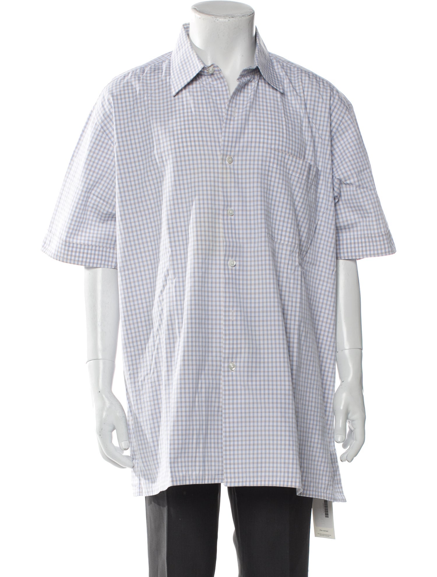 Maus & Hoffman Plaid Print Short Sleeve Shirt