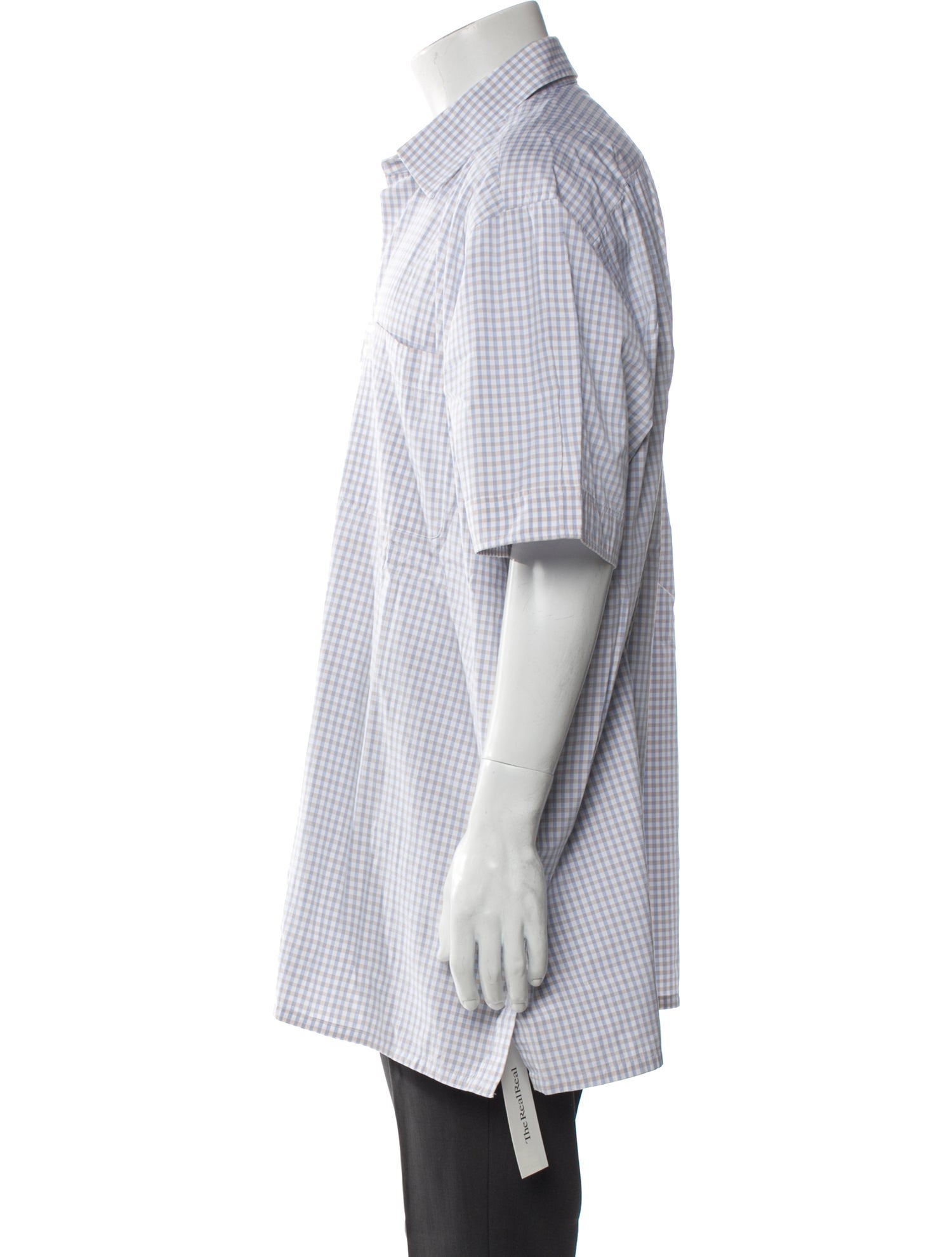 Maus & Hoffman Plaid Print Short Sleeve Shirt