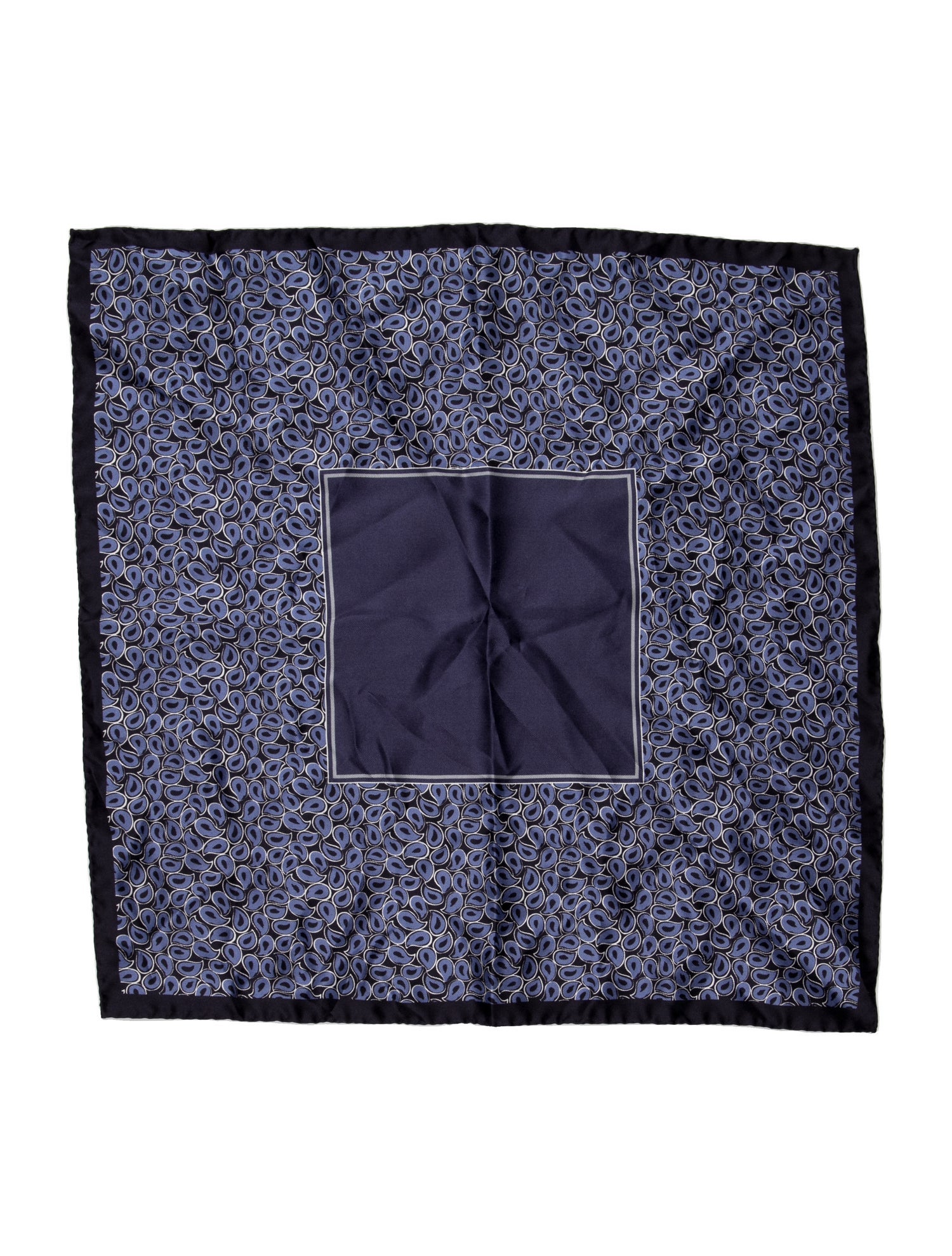Maus & Hoffman Silk Patterned Pocket Square