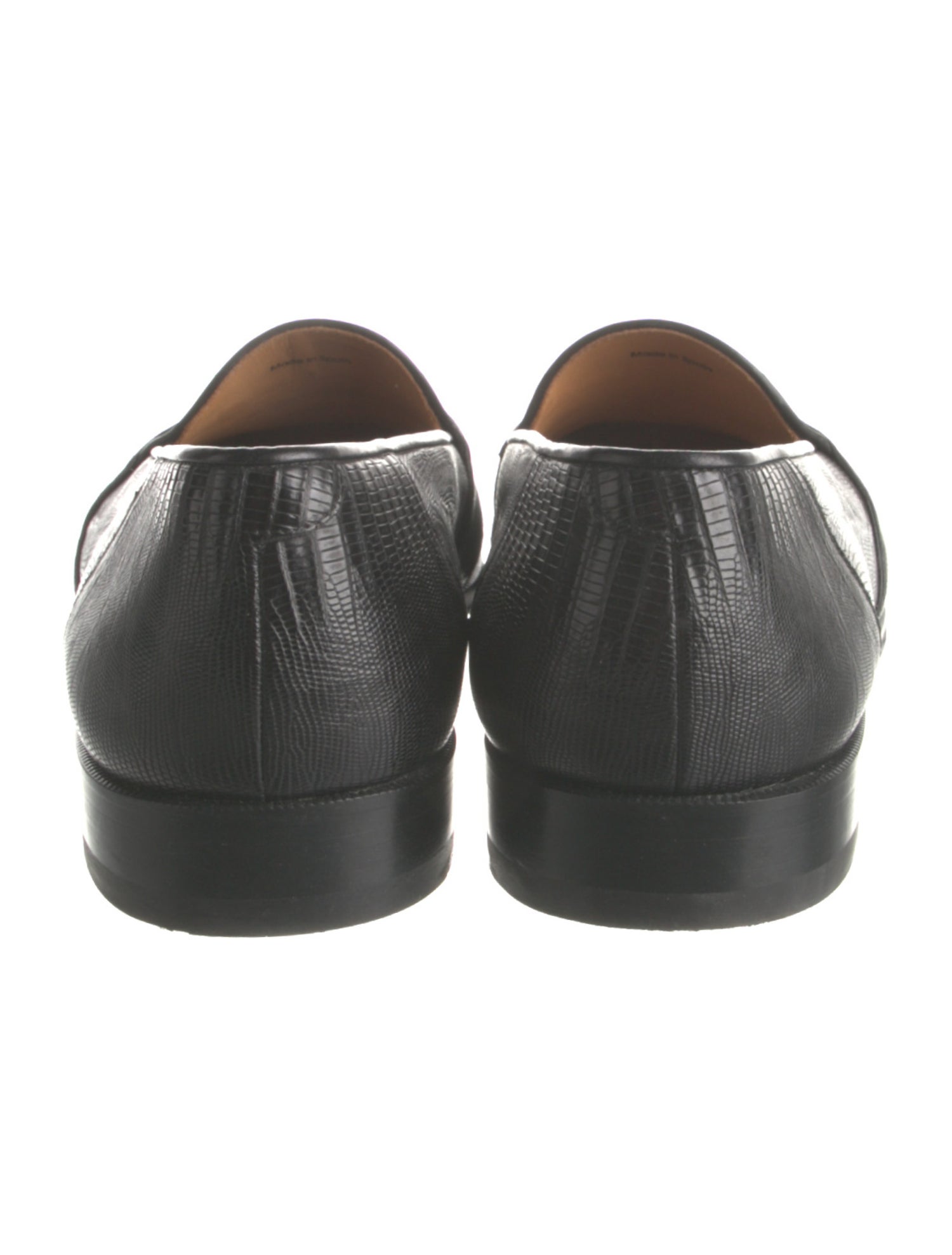 Lizard Colorblock Pattern Monk Straps