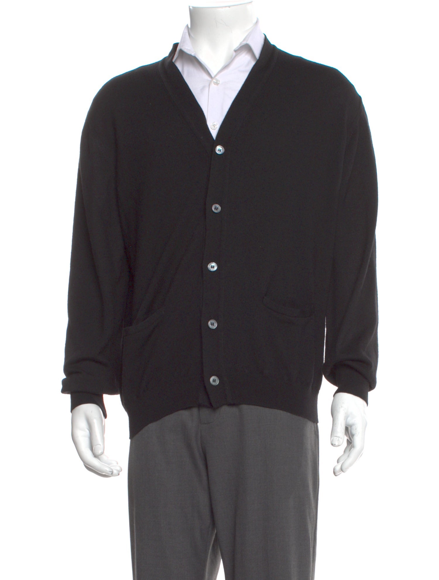 Maus & Hoffman Wool V-Neck Cardigan