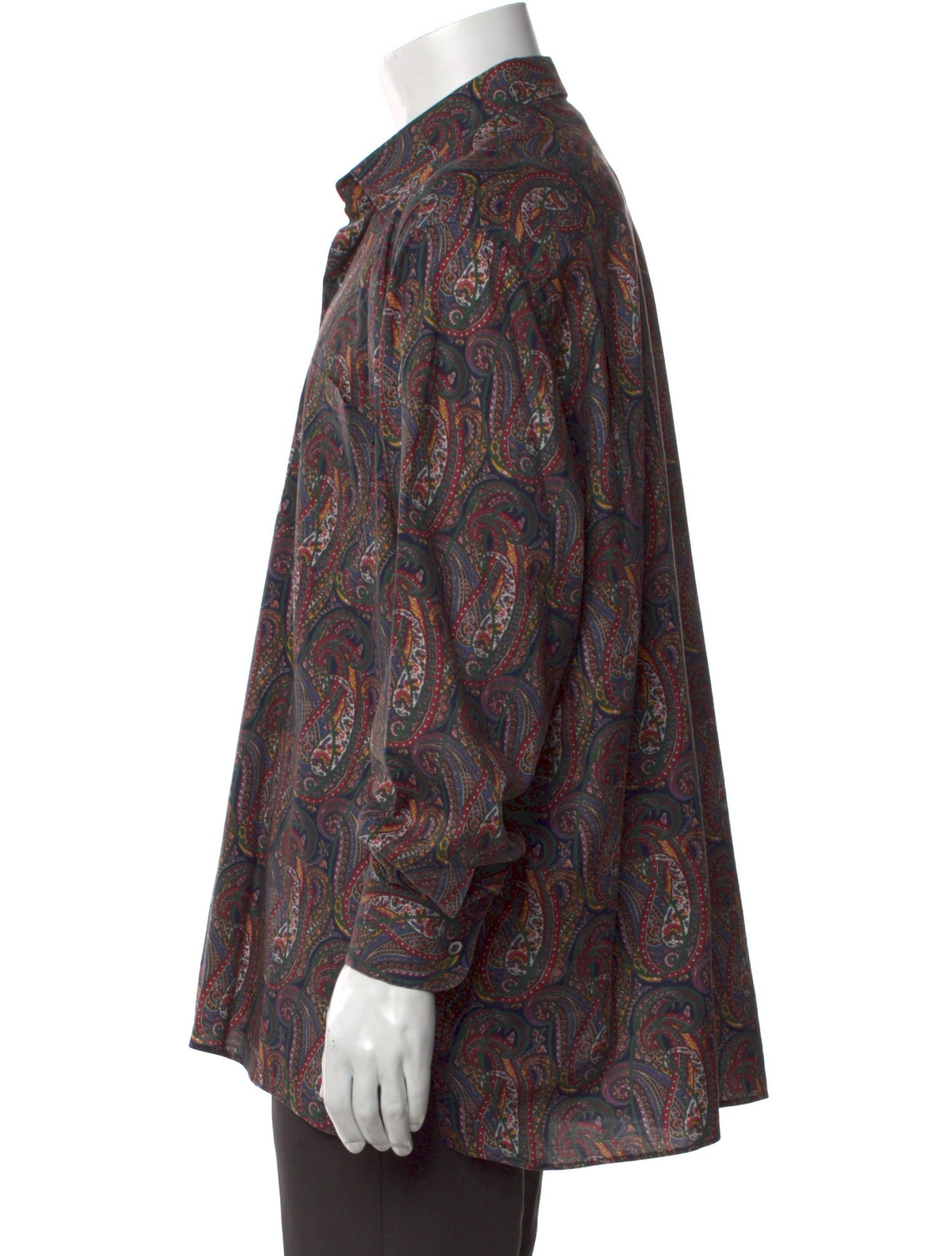 Maus & Hoffman Paisley Print Long Sleeve Dress Shirt