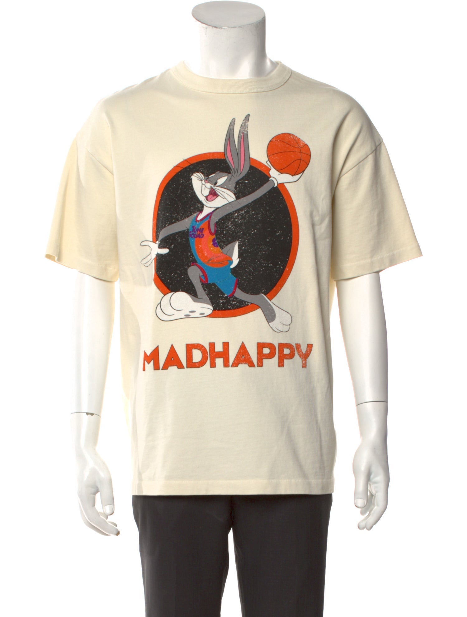 Madhappy x Space Jam Graphic Print Crew Neck T-Shirt