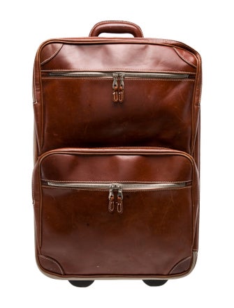 Mulholland Leather Carry-On Suitcase