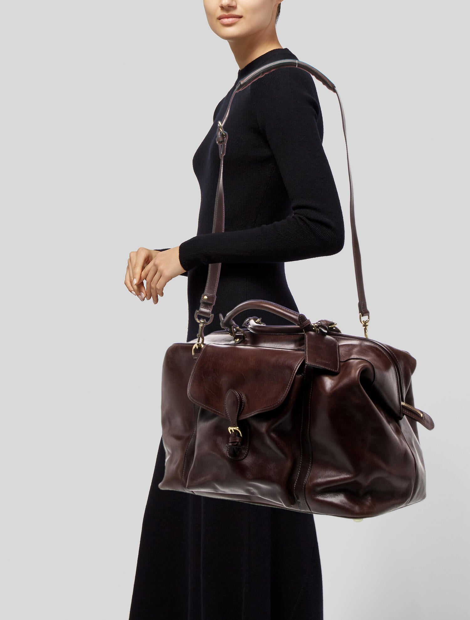 Mulholland Leather Weekender Bag
