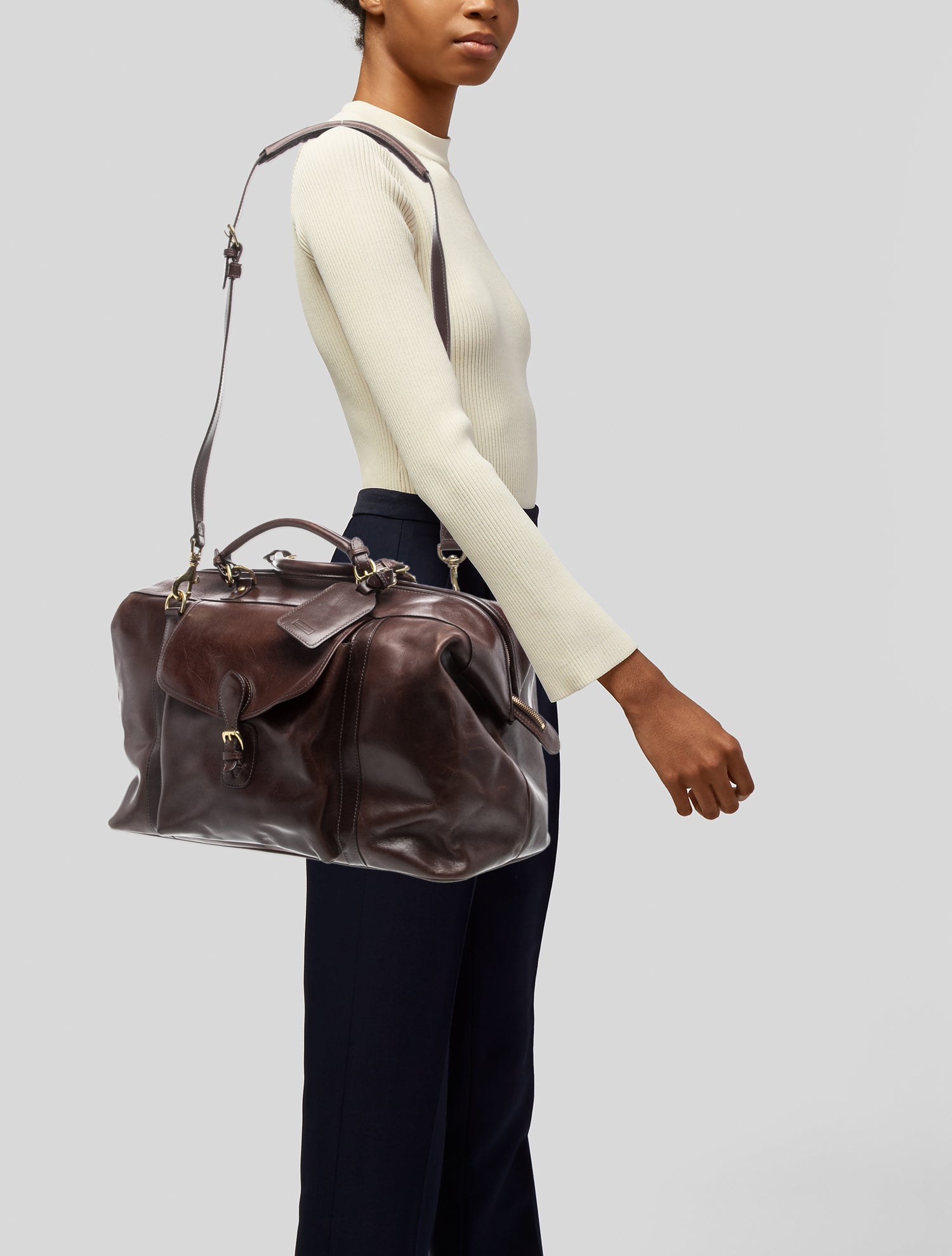 Mulholland Leather Weekender Bag