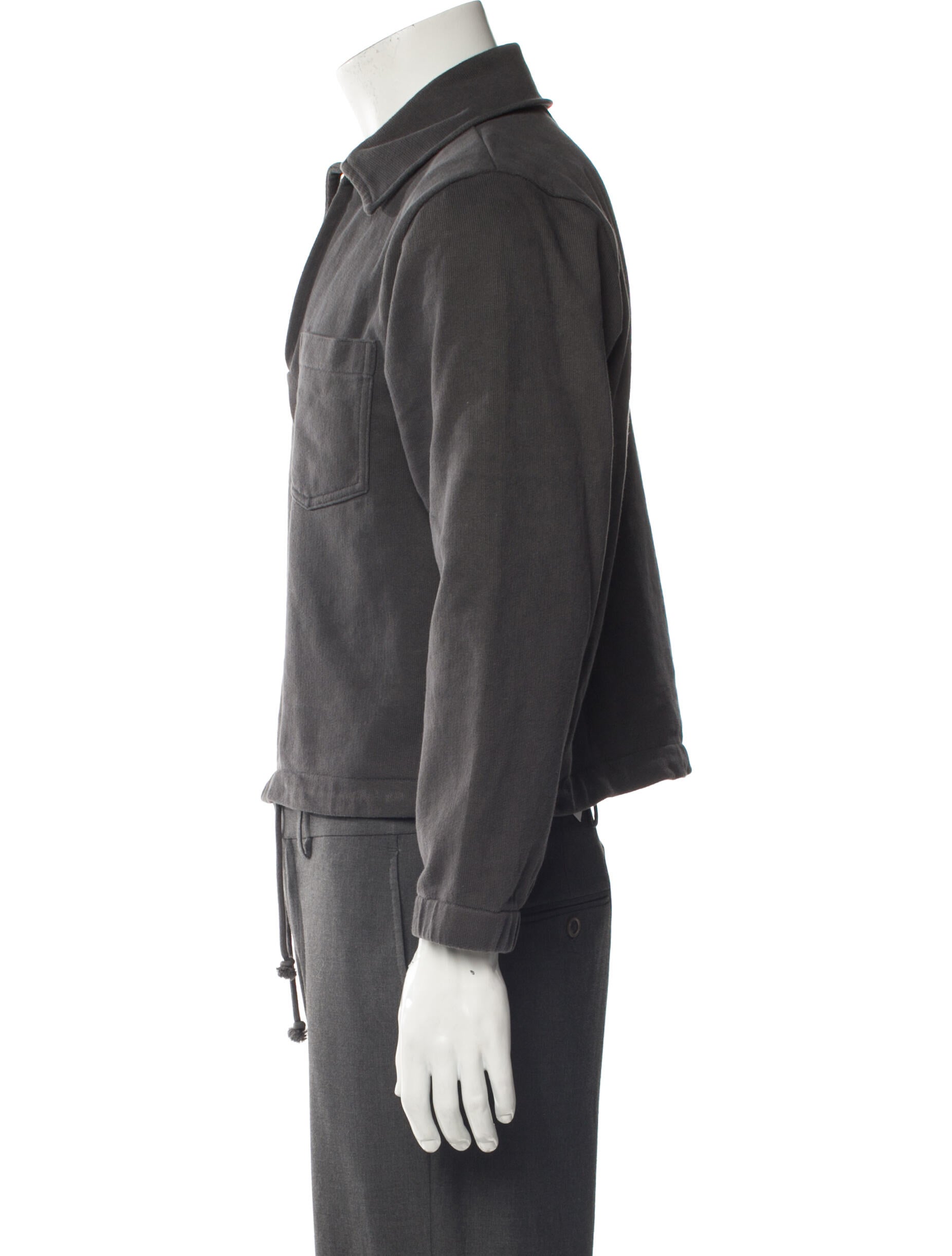 MHL by Margaret Howell Mock Neck Long Sleeve Polo Sweater