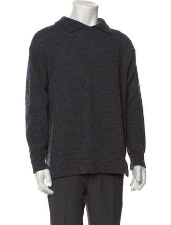 MHL by Margaret Howell Wool Collar Polo Sweater