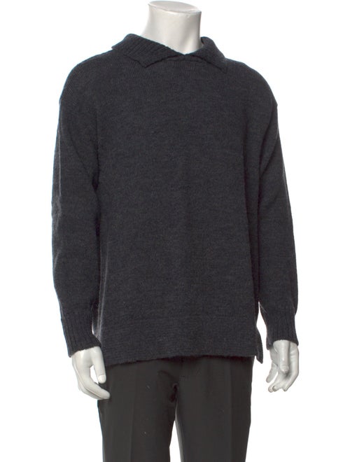 MHL by Margaret Howell Wool Collar Polo Sweater