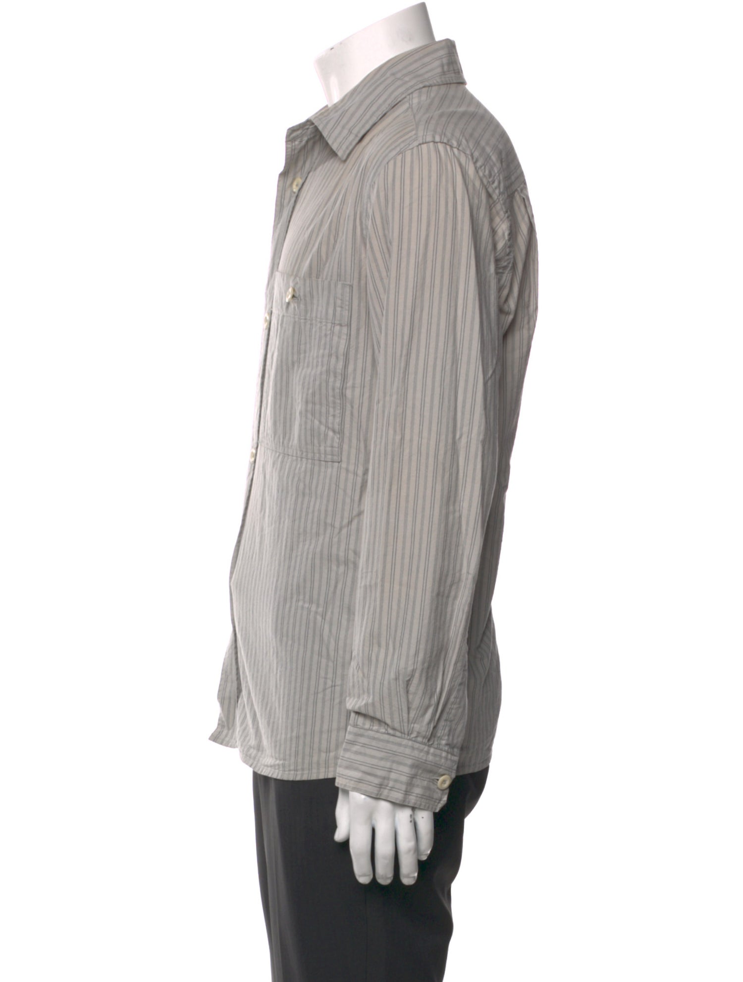MHL by Margaret Howell Striped Long Sleeve Shirt