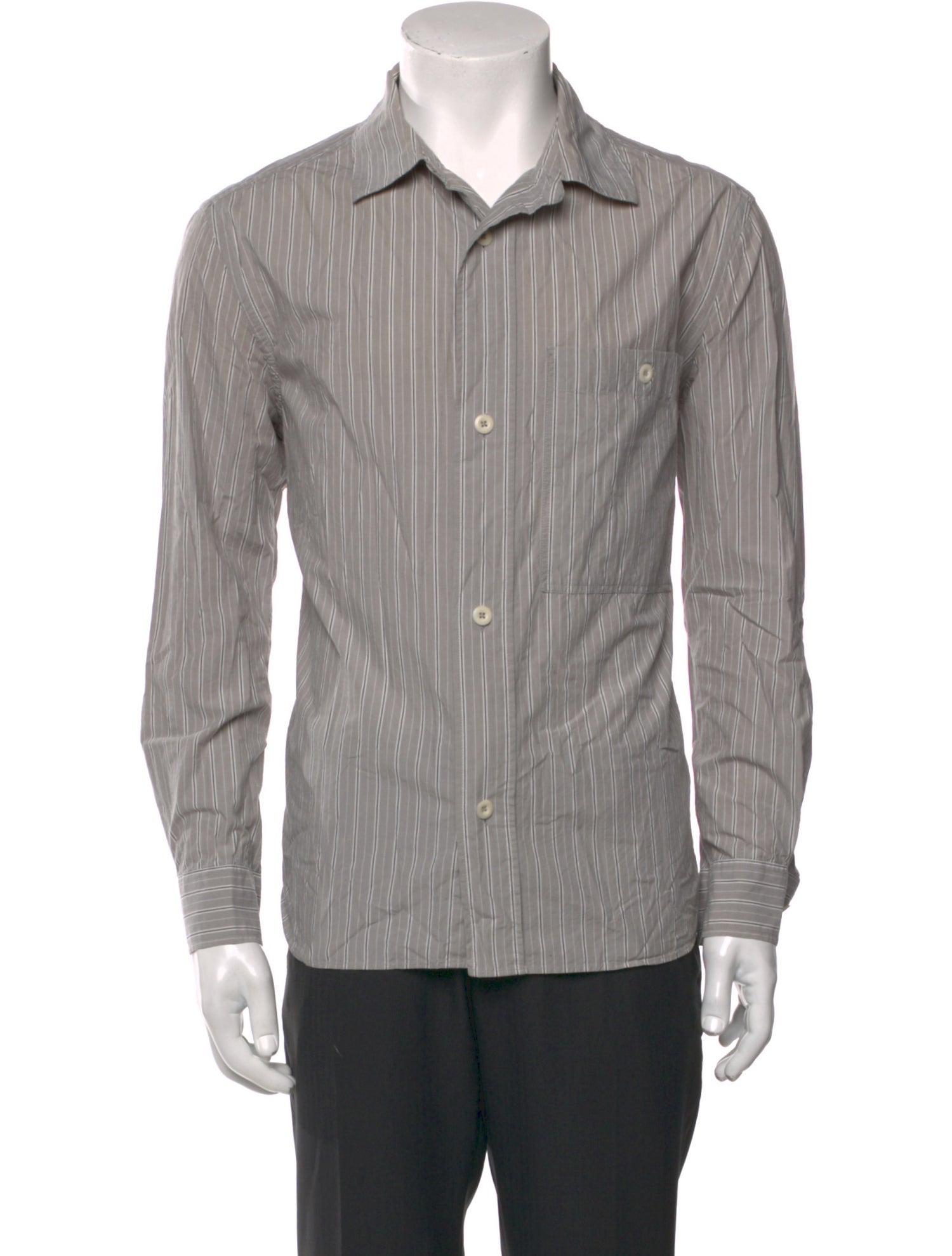 MHL by Margaret Howell Striped Long Sleeve Shirt