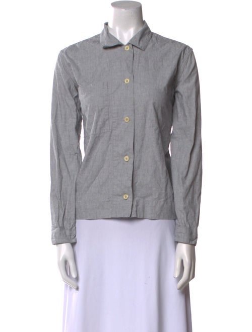 MHL by Margaret Howell Long Sleeve Button-Up Top