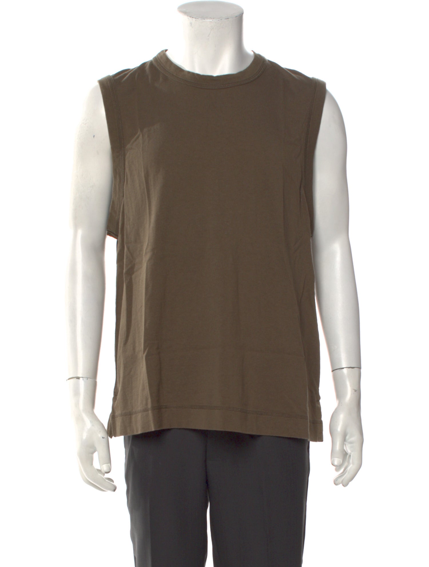 MHL by Margaret Howell Crew Neck Sleeveless T-Shirt