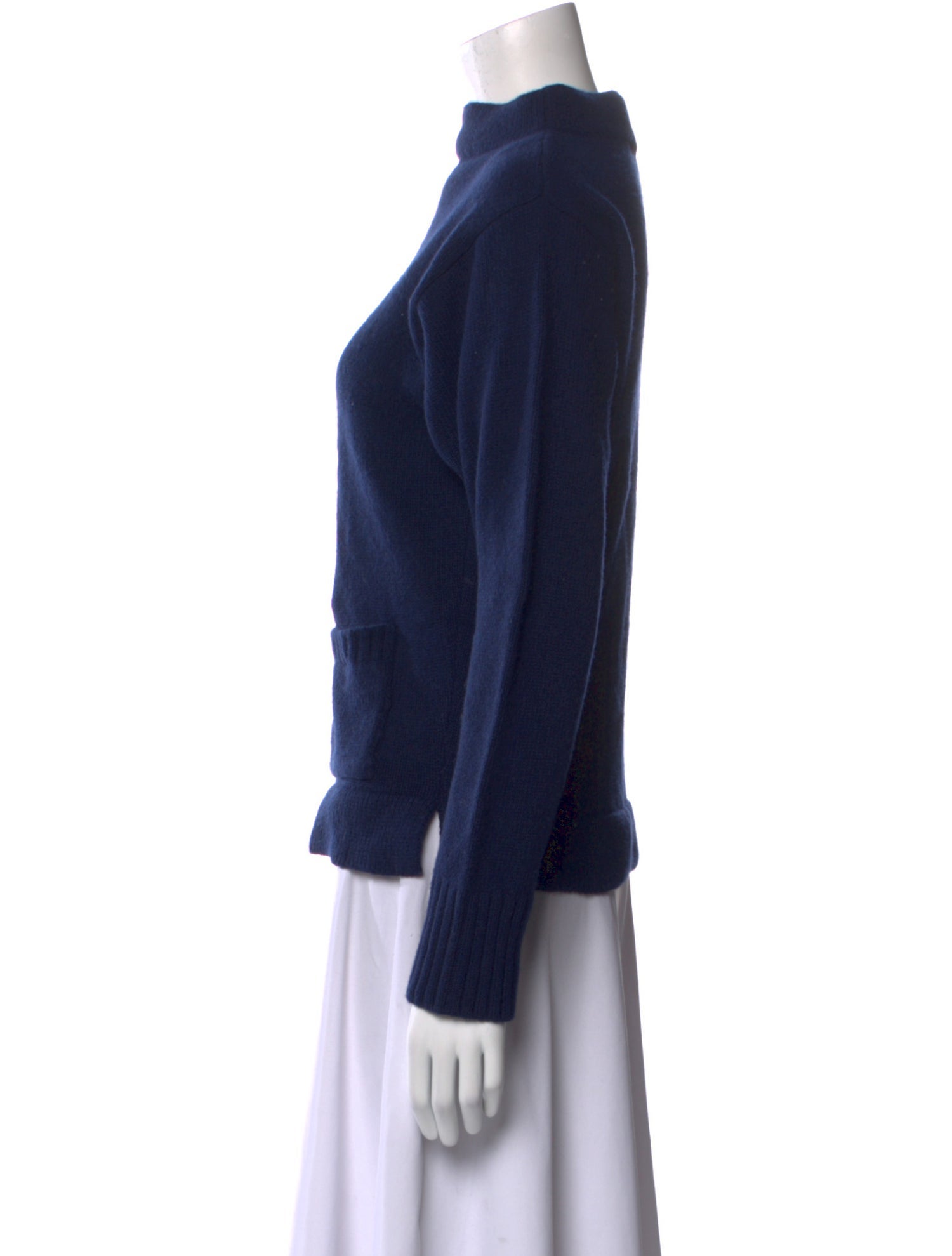MHL by Margaret Howell Wool Mock Neck Sweater