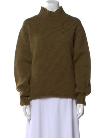 MHL by Margaret Howell Wool Mock Neck Sweater