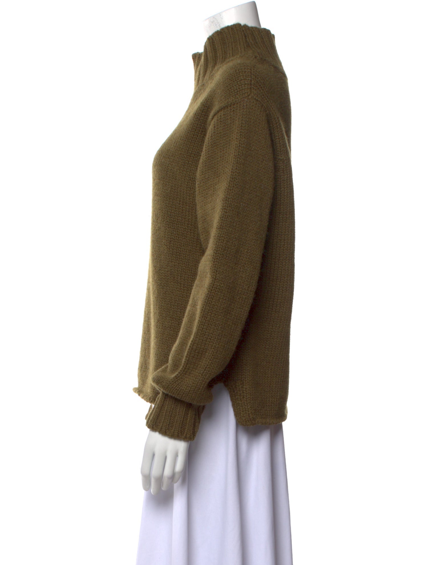 MHL by Margaret Howell Wool Mock Neck Sweater