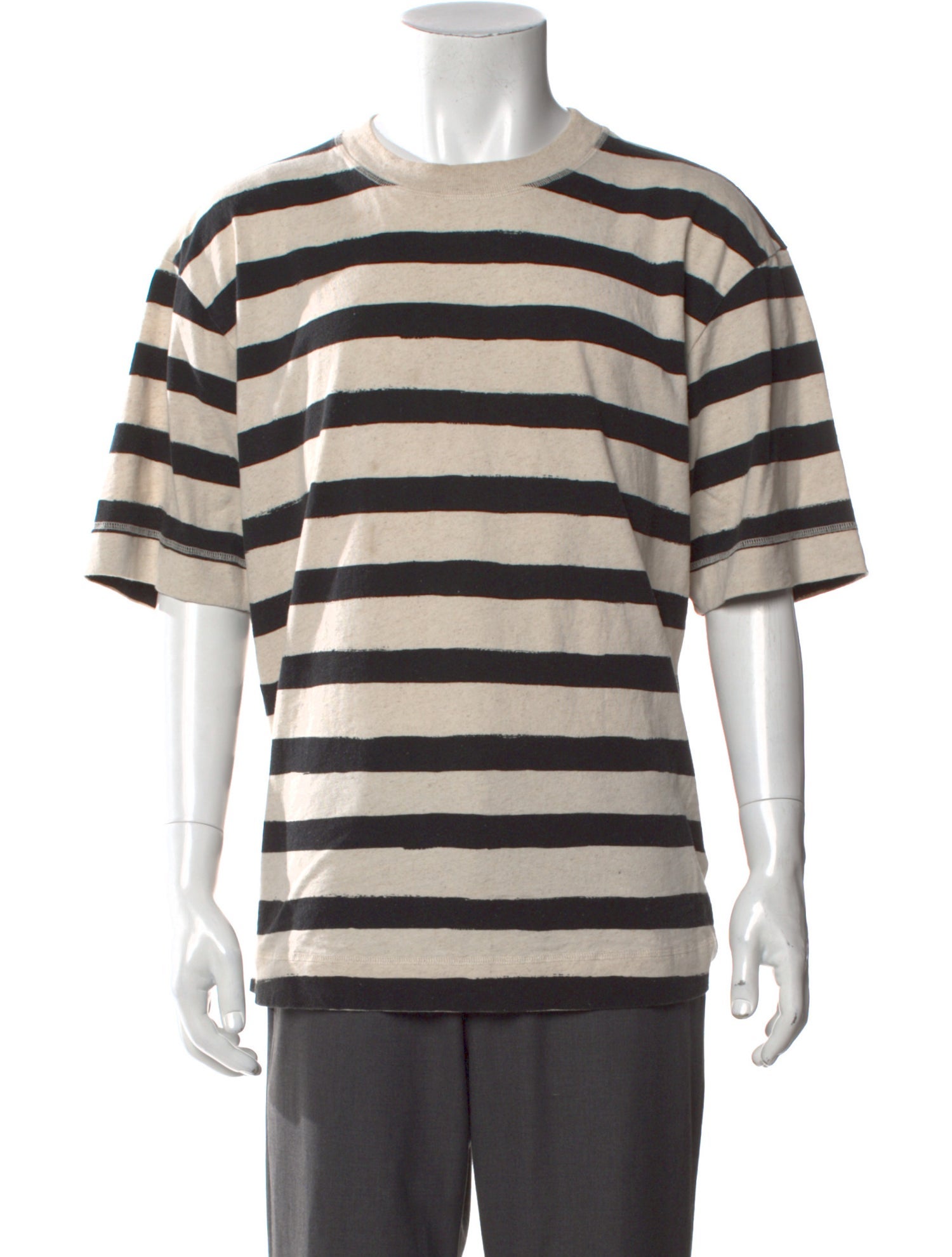 MHL by Margaret Howell Striped Crew Neck T-Shirt