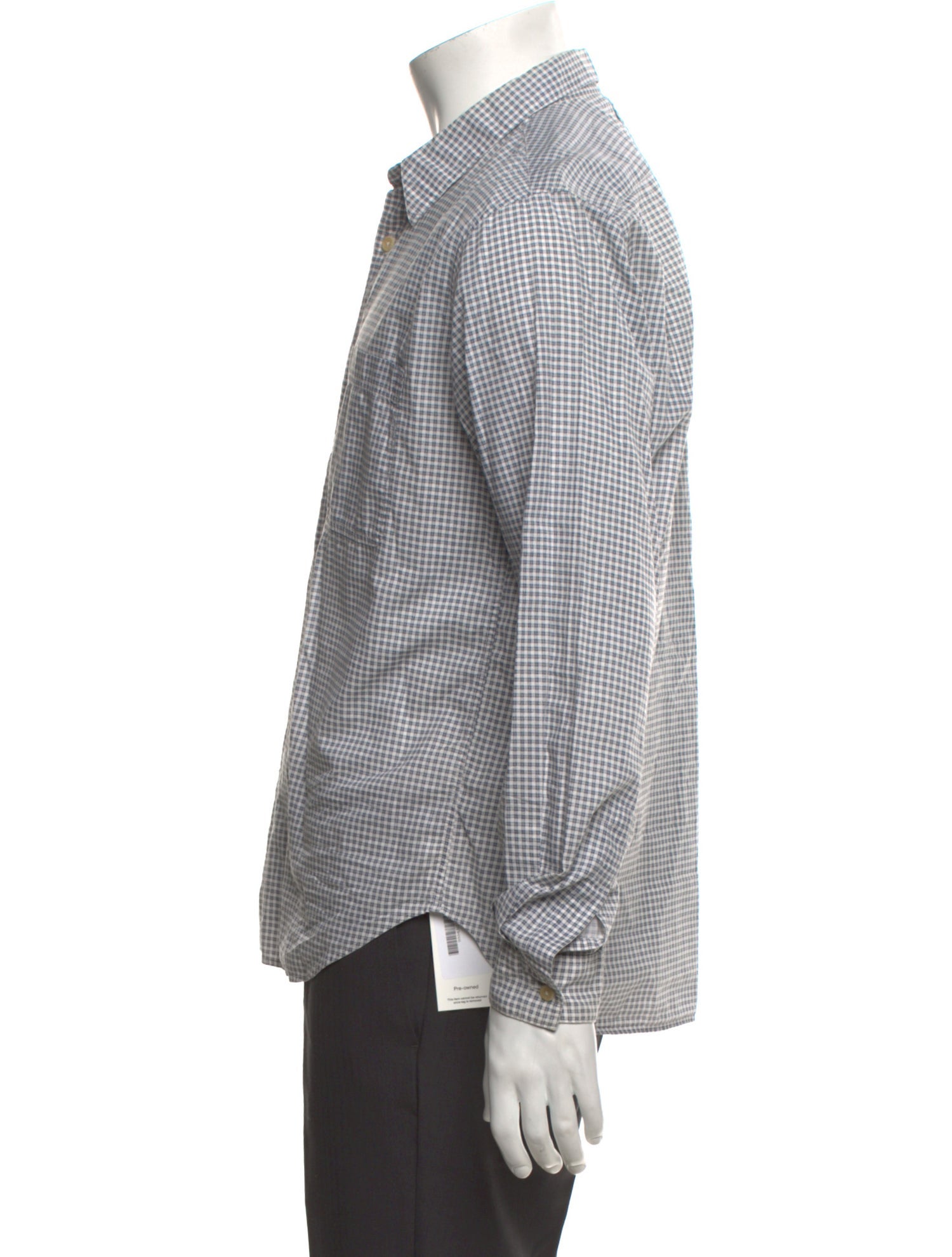 MHL by Margaret Howell Plaid Print Long Sleeve Shirt