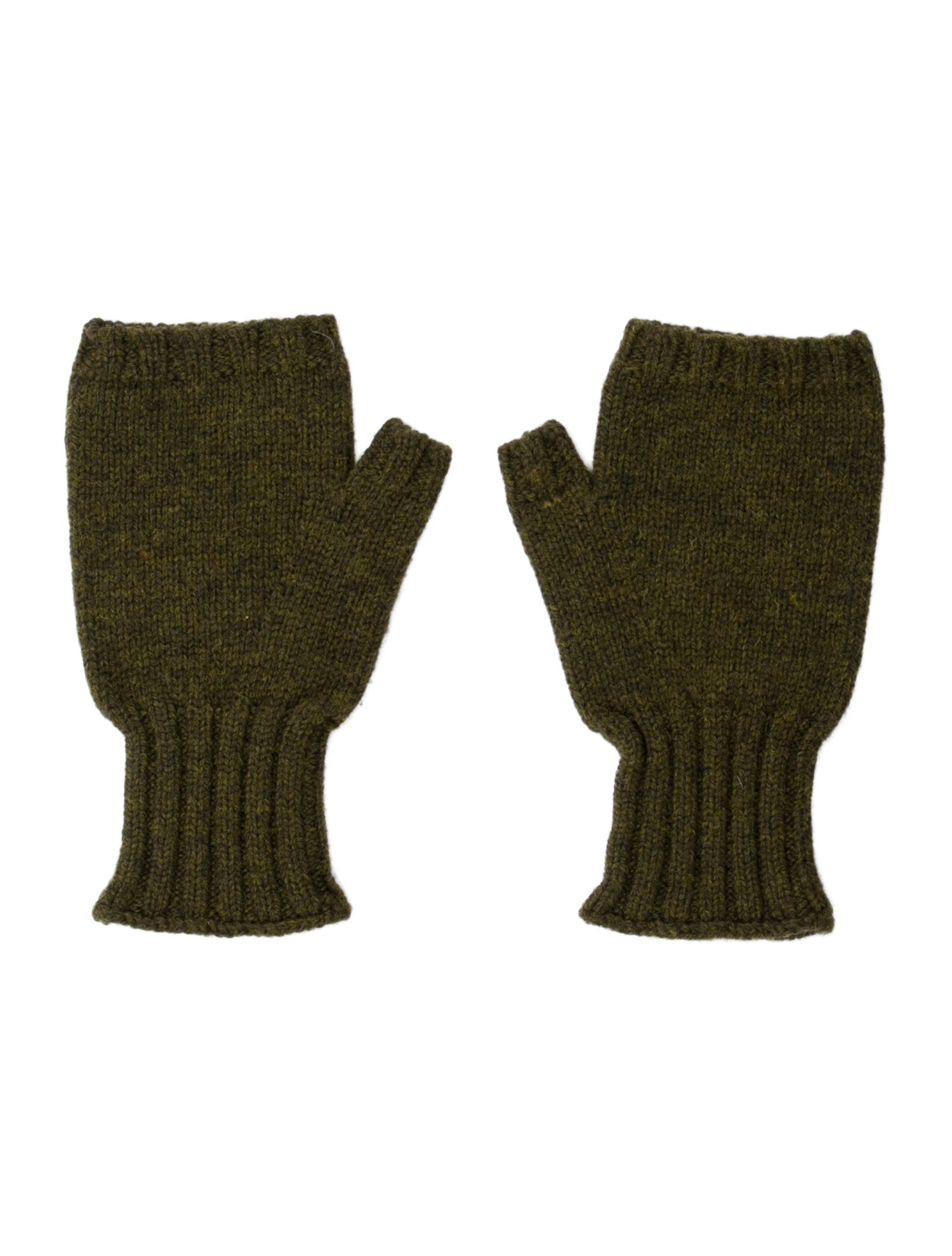 MHL by Margaret Howell Wool Knitted Fingerless Gloves