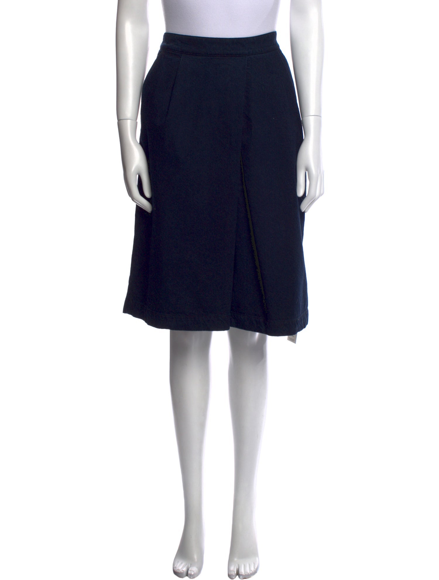 MHL by Margaret Howell Ruffle Embellishment Knee-Length Skirt