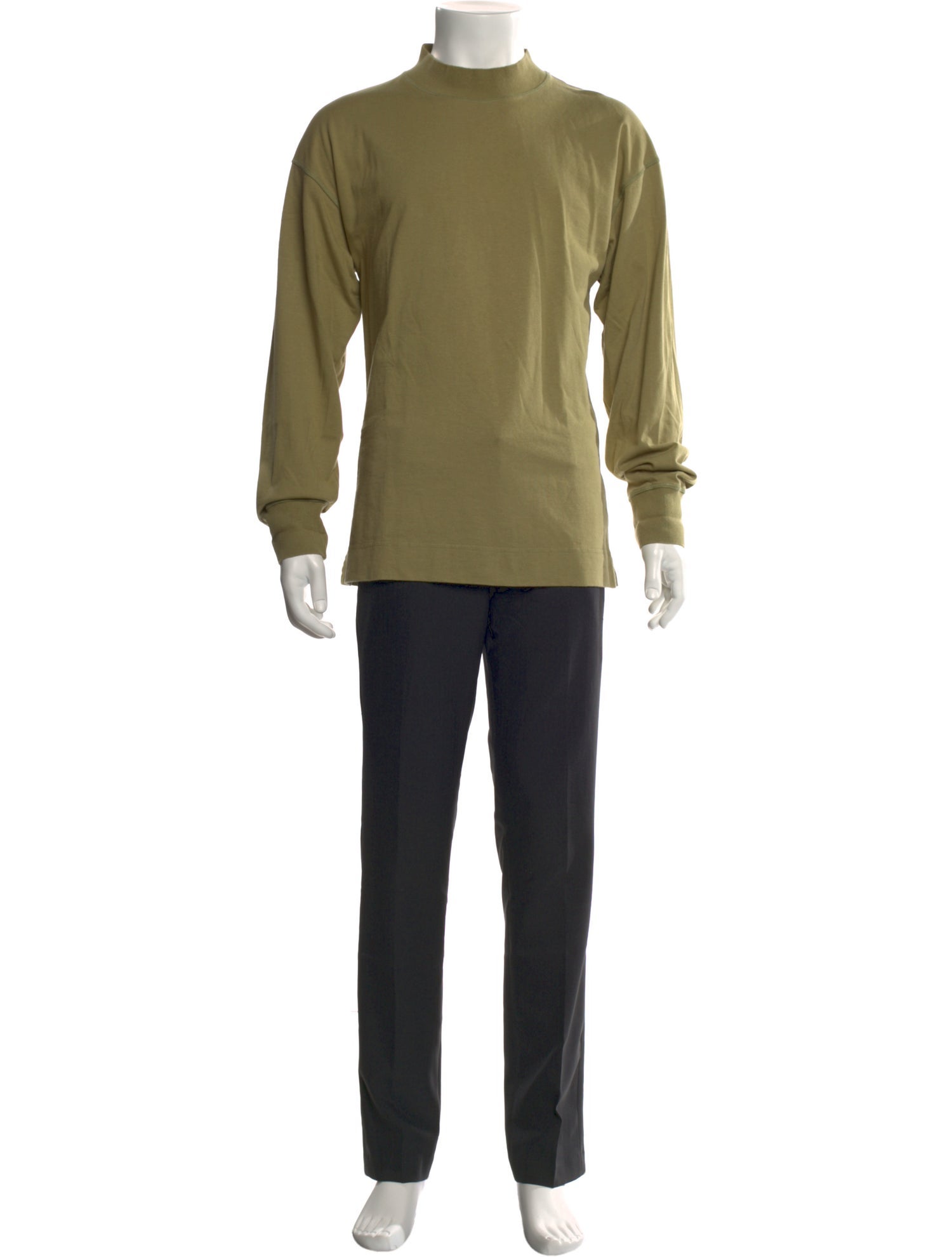 MHL by Margaret Howell Mock Neck Long Sleeve Henley