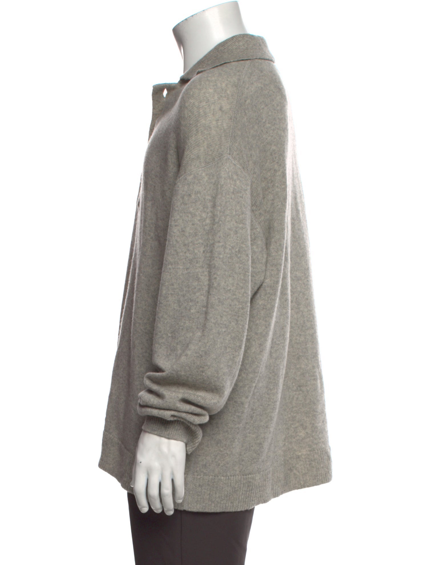 MHL by Margaret Howell Collar Long Sleeve Polo Sweater