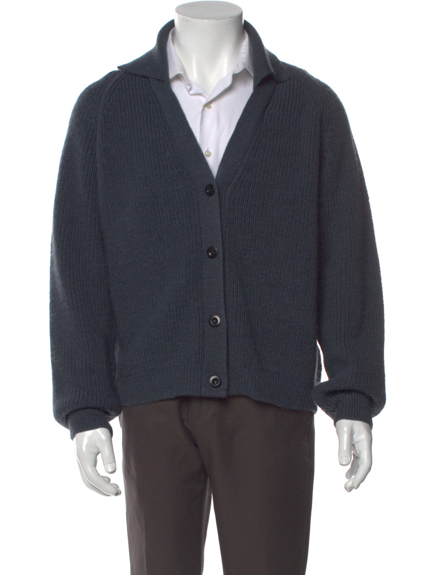 MHL by Margaret Howell Wool V-Neck Cardigan