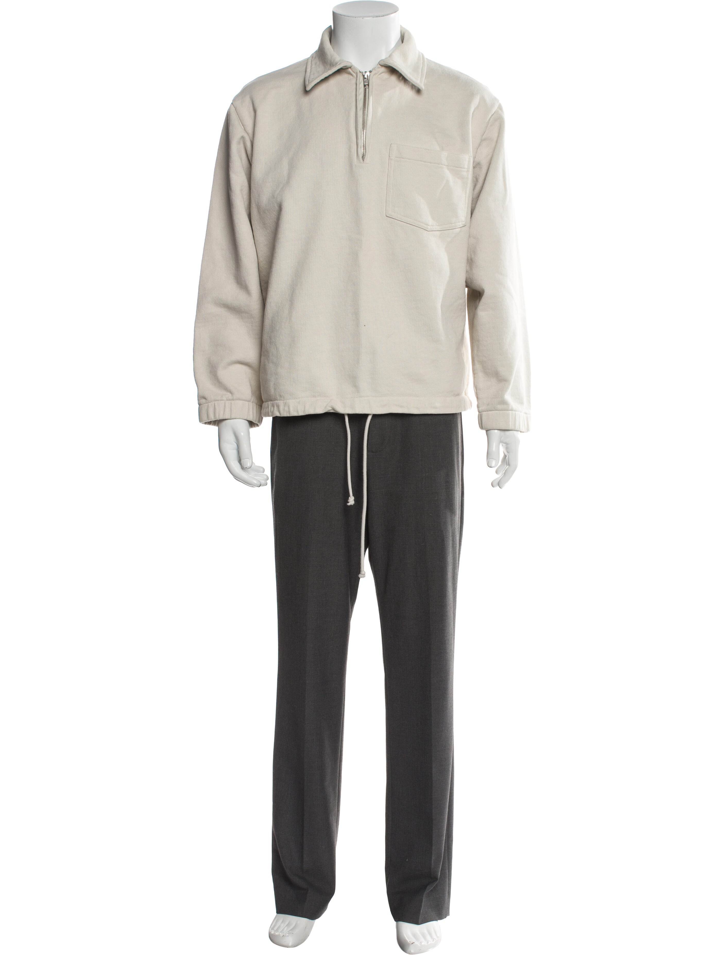 MHL by Margaret Howell Collar Long Sleeve Hoodie