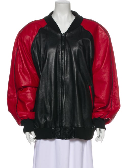 Michael Hoban North Beach Vintage Bomber Jacket Bl