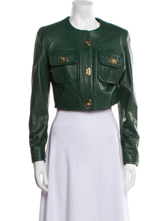 Michael Hoban North Beach Leather Evening Jacket