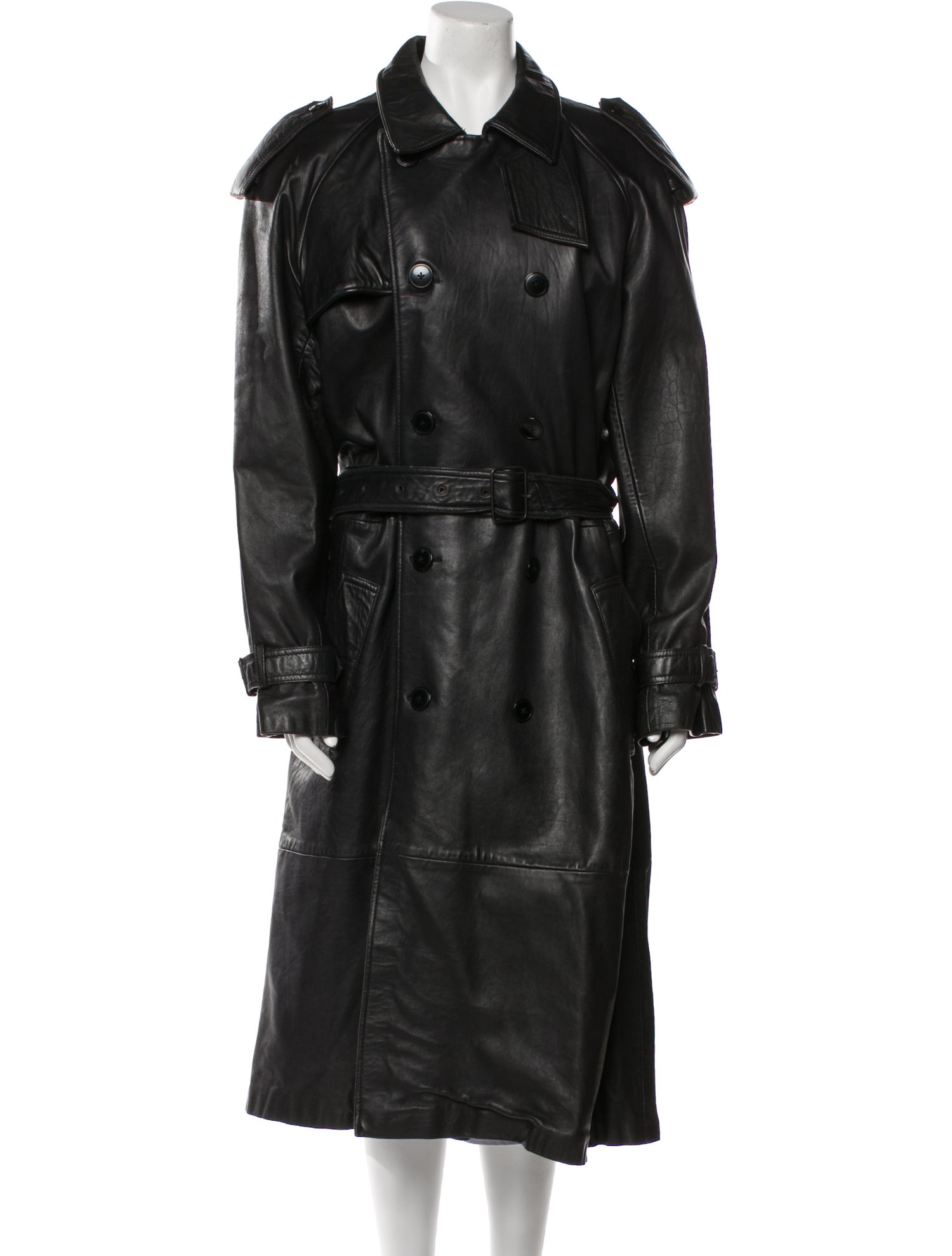 Michael Hoban North Beach Leather Trench Coat