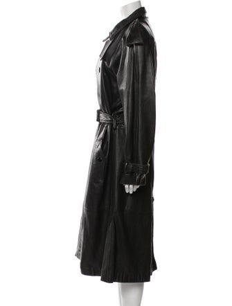 Michael Hoban North Beach Leather Trench Coat