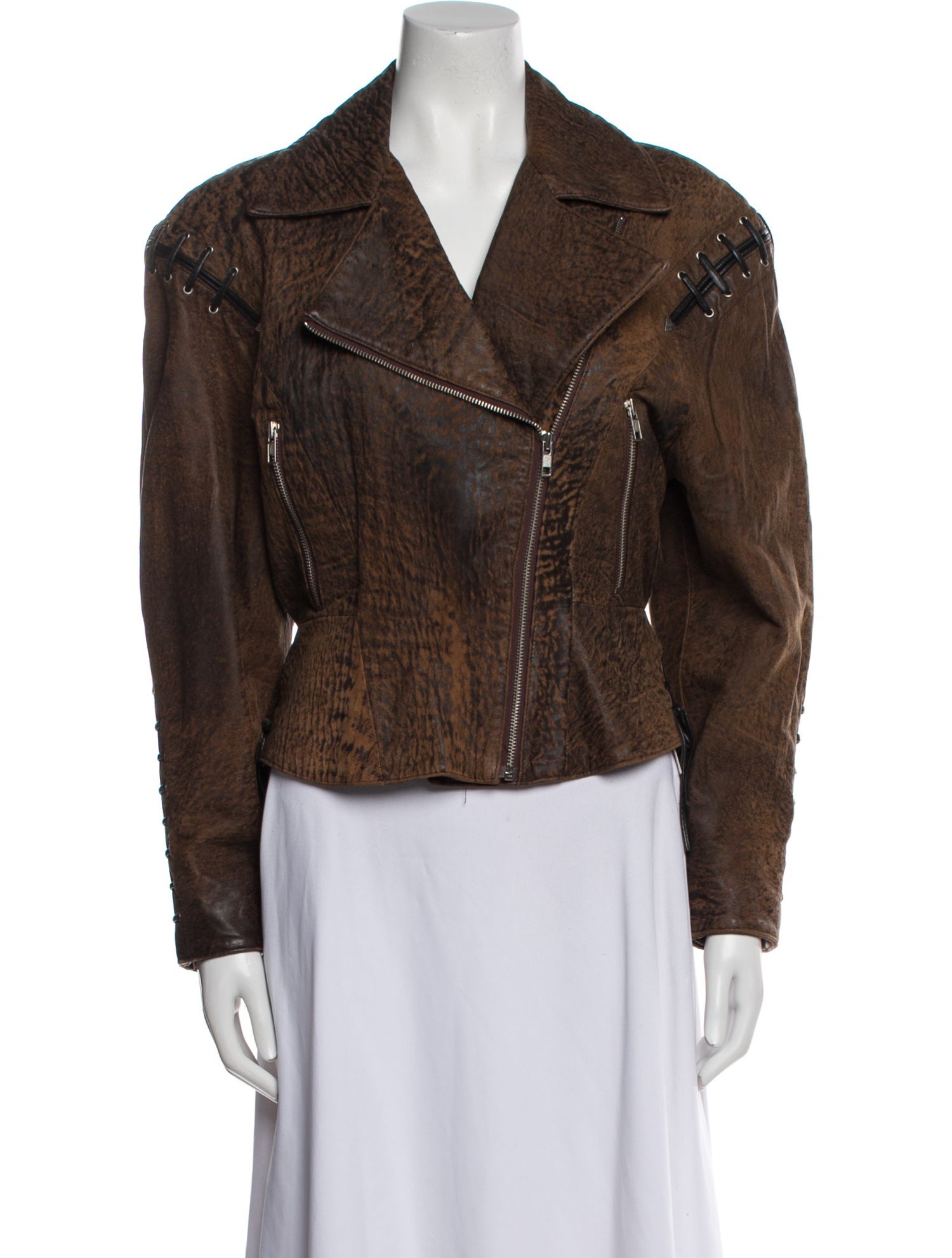 Michael Hoban North Beach Leather Biker Jacket