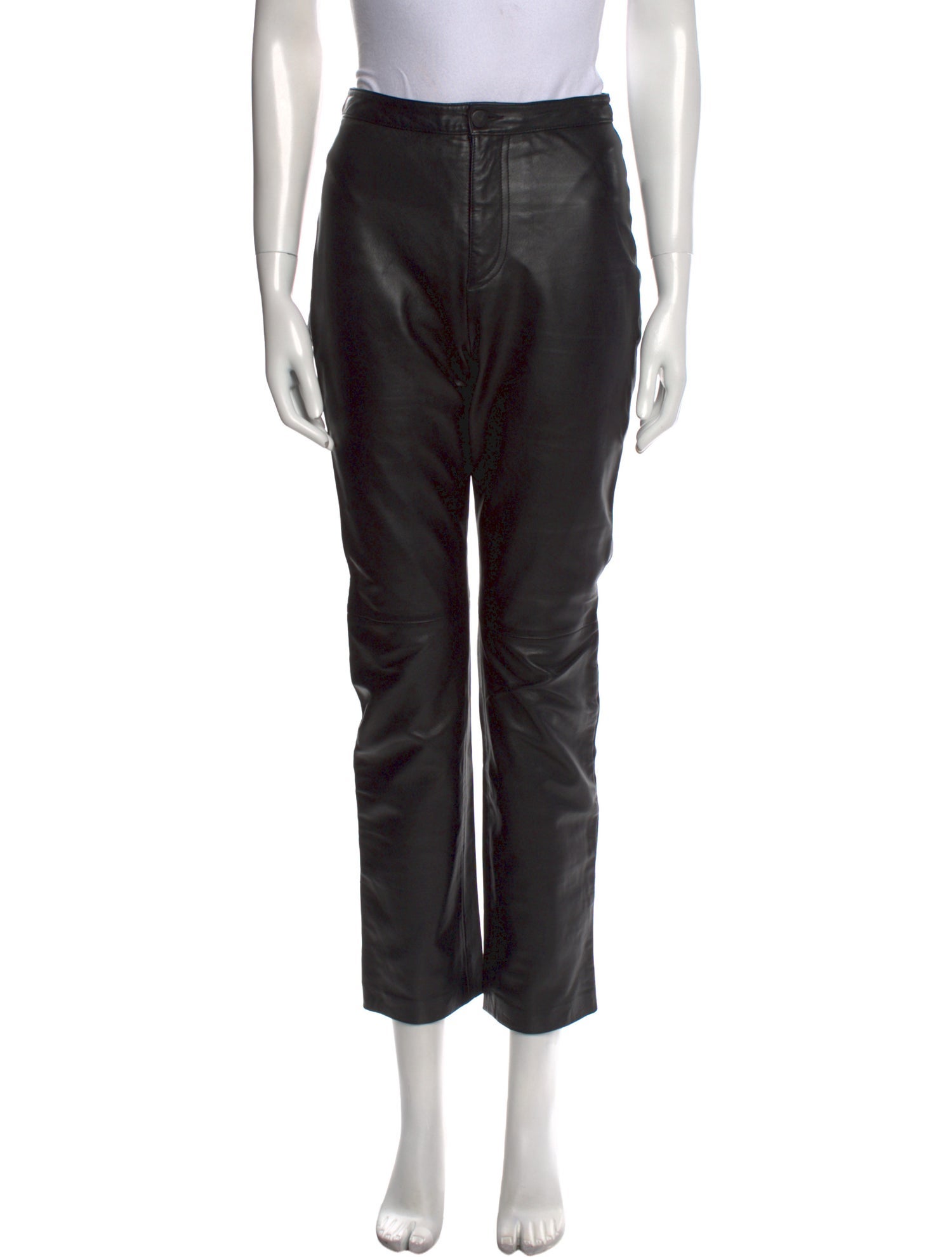 Michael Hoban North Beach Leather Straight Leg Pants